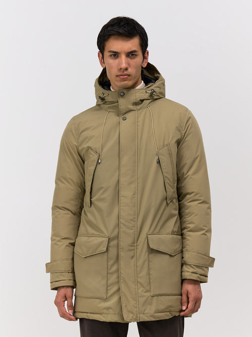 Parka beige à capuche - 1 - Father & Sons   - 18 