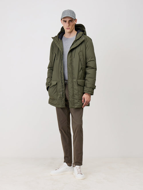 Parka olive à capuche - Father & Sons   - 4 