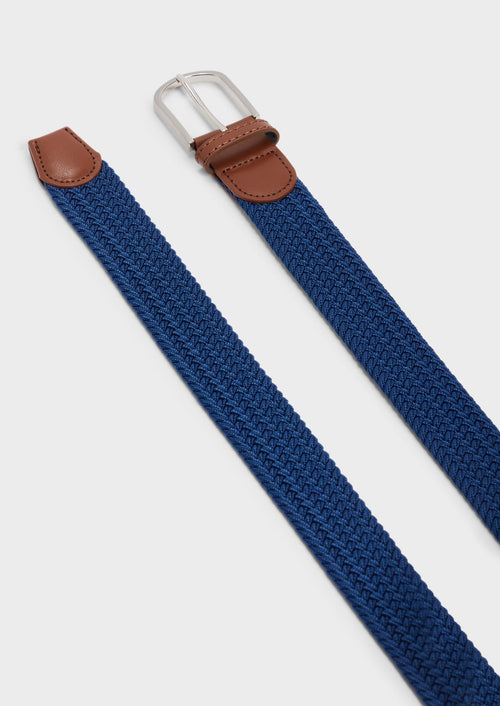 Ceinture tressée bleu jeans - Father & Sons   - 2 