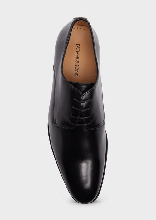 Derbies en cuir lisse noir - Father & Sons   - 2 