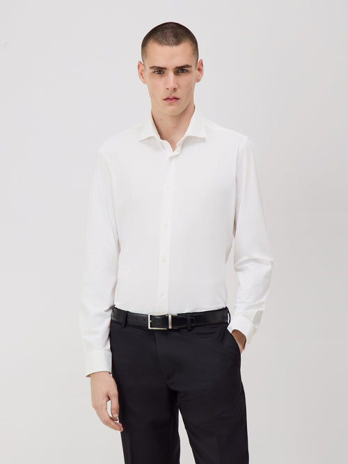 Chemise Charmant Slim blanche - Father & Sons   - 4 