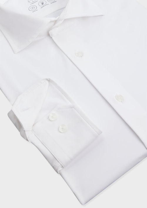 Chemise Charmant Slim blanche - Father & Sons   - 3 