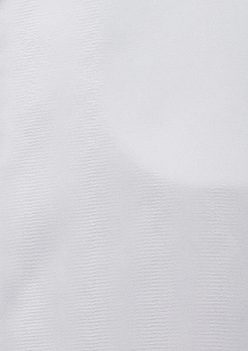 Chemise habillée Slim en popeline de coton blanc à col cassé - 2 - Father & Sons   - 9 