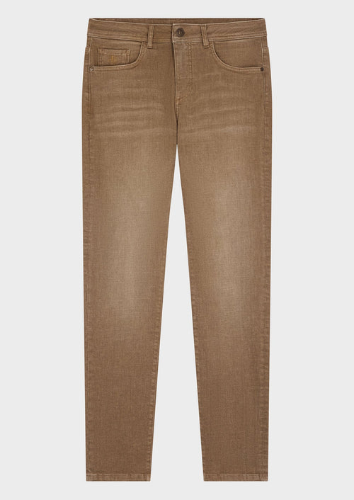 Jean skinny en coton stretch beige - Father & Sons   - 4 