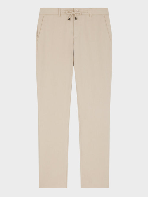 Pantalon casual slack skinny beige - Father & Sons   - 4 