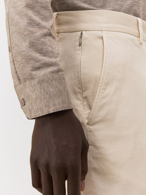 Chino slack skinny en coton stretch ficelle - Father & Sons   - 3 