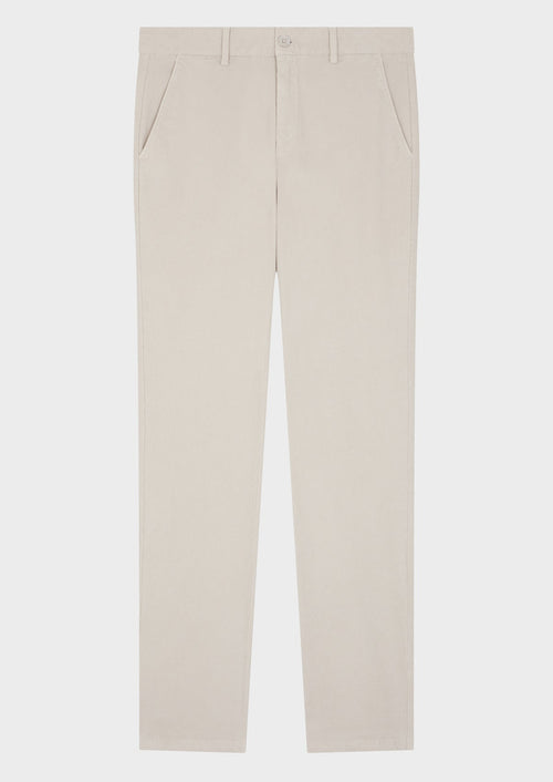 Chino slack skinny en velours côtelé uni gris - 1 - Father & Sons   - 18 