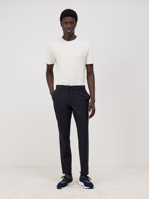 Pantalon slack skinny noir - Father & Sons   - 4 