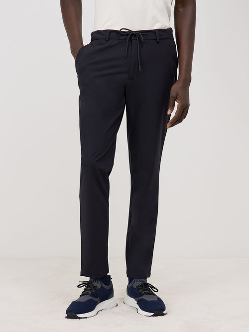 Pantalon slack skinny noir - 1 - Father & Sons   - 6 