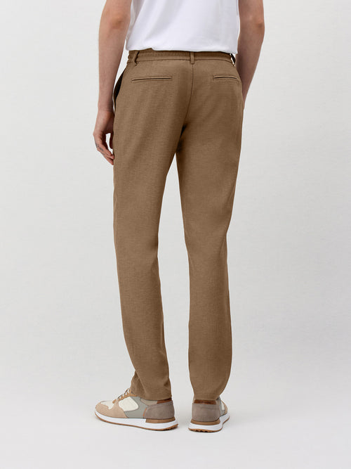 Pantalon casual skinny marron - 2 - Father & Sons   - 6 