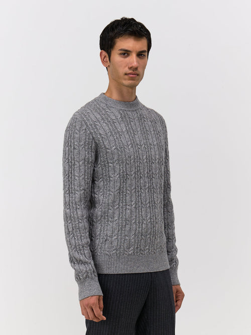 Pull col cheminée gris - 1 - Father & Sons   - 13 