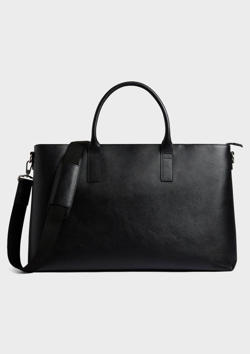 Sac 48h en cuir noir - 1 - Father & Sons   - 17 