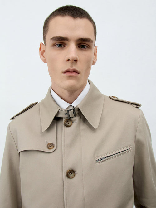 Trench droit beige - Father & Sons   - 5 