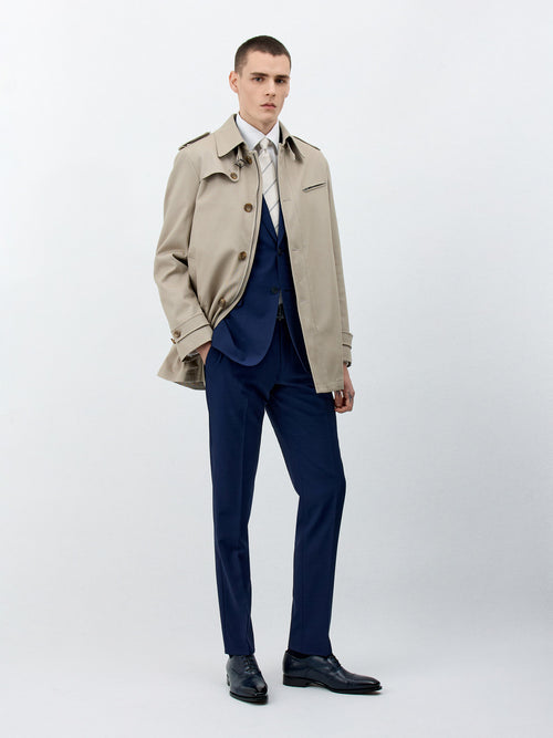 Trench droit beige - Father & Sons   - 6 