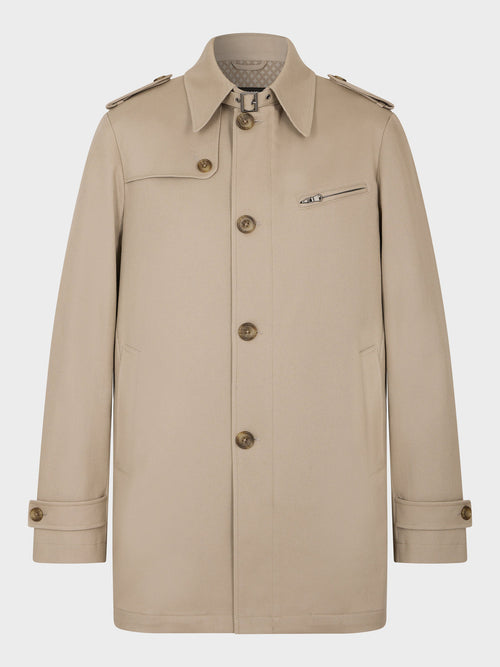 Trench droit beige - Father & Sons   - 7 