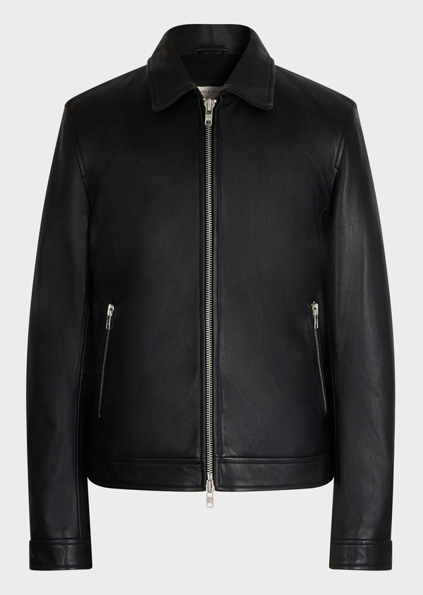 Blouson en cuir noir - Father and Sons 68992