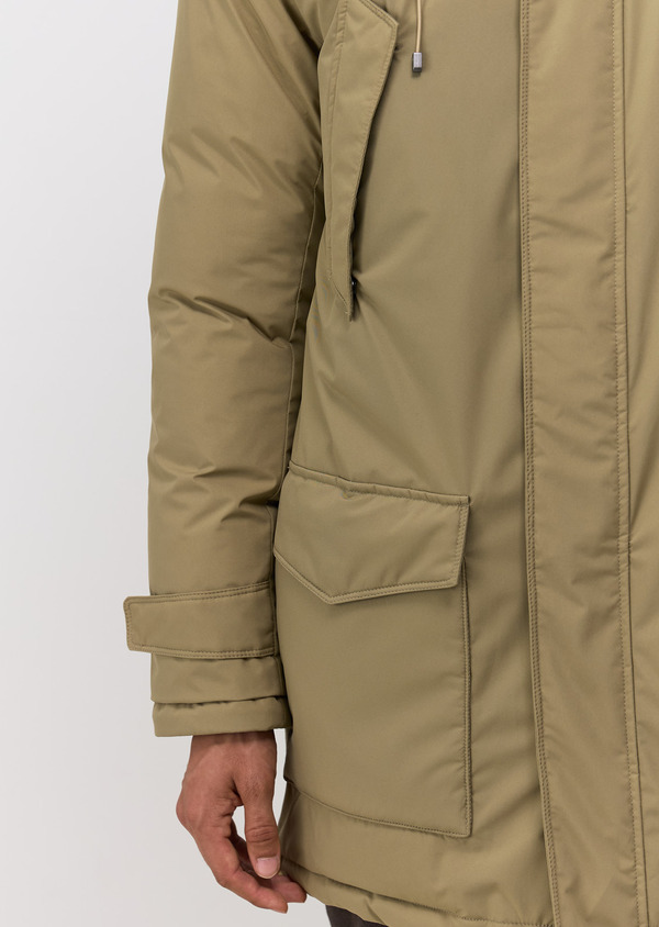 Parka beige à capuche - Father and Sons 68491