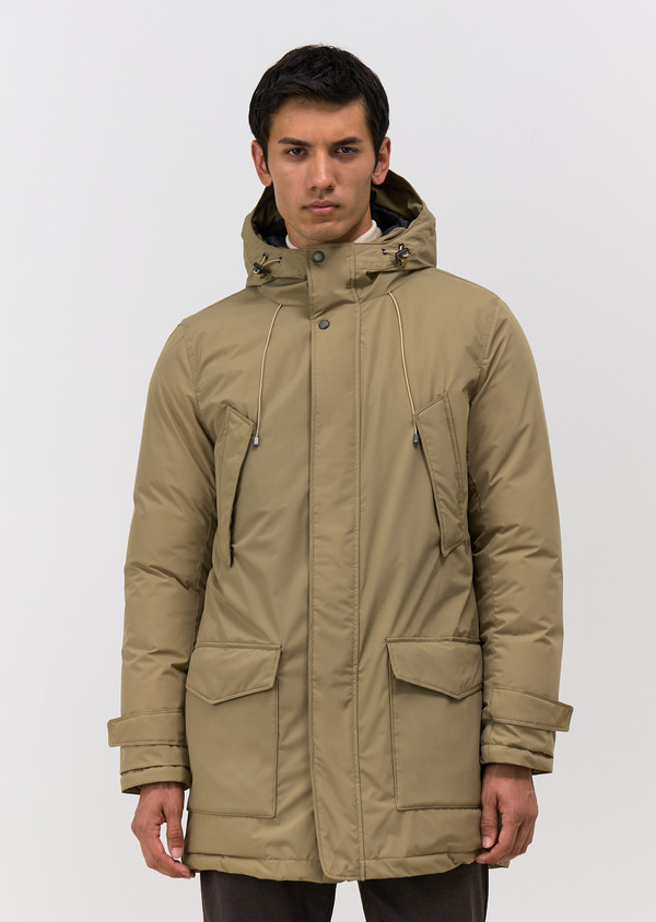 Parka beige à capuche - Father and Sons 68488