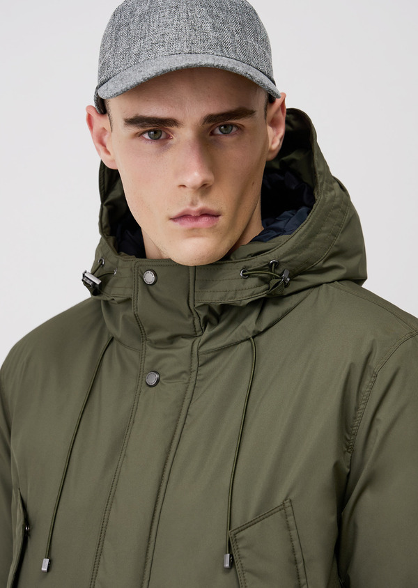 Parka olive à capuche - Father and Sons 68496