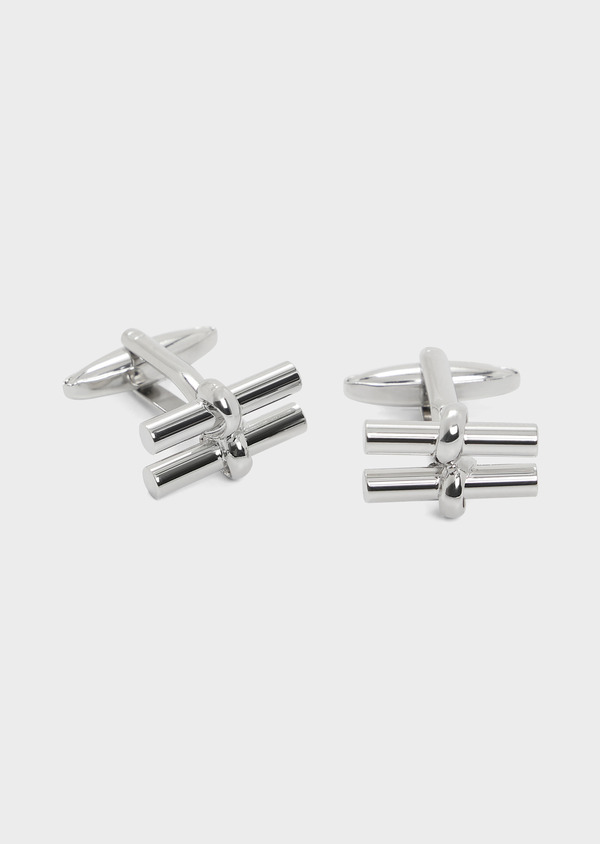 Boutons de manchettes argent - Father and Sons 67991