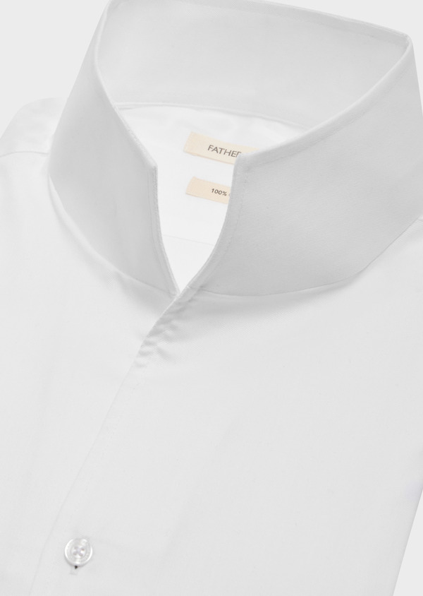 Chemise Regular en twill de coton blanc - Father and Sons 70711