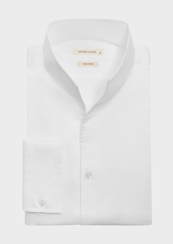 Chemise Regular en twill de coton blanc - Father and Sons 70710