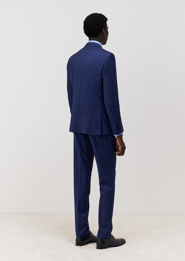 Costume 2 pièces Slim en laine bleu cobalt - Father and Sons 68568