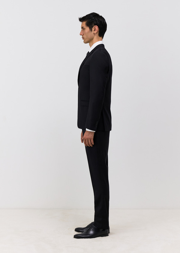 Costume 2 pièces Slim en laine noire - Father and Sons 69239