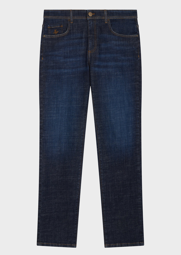 Jean Jack Regular en coton stretch bleu indigo - Father and Sons 68600