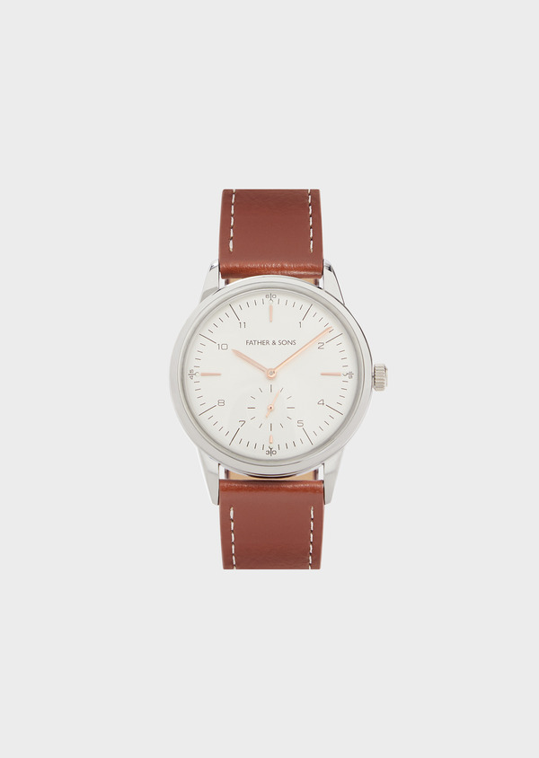 Montre bracelet en cuir marron - Father and Sons 67905