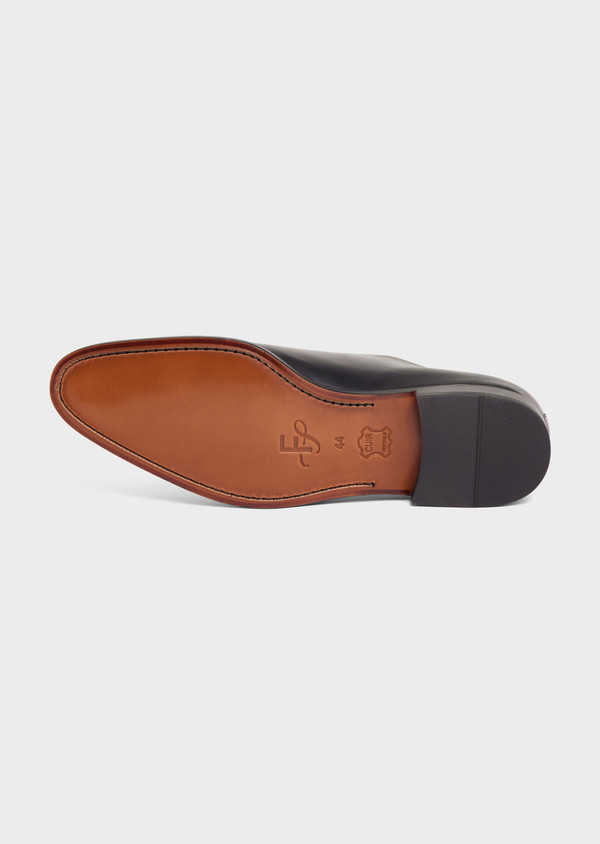 Richelieus en cuir lisse noir - Father and Sons 67877