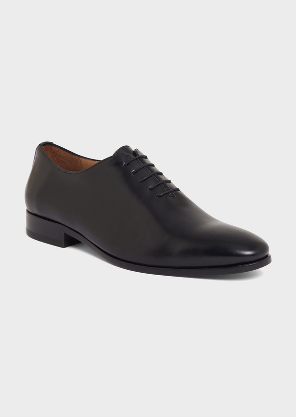 Richelieus en cuir lisse noir - Father and Sons 67875