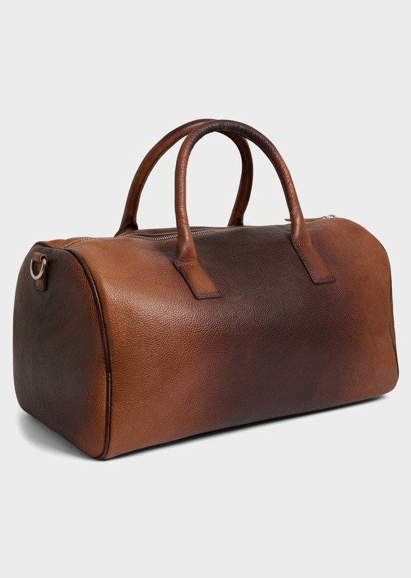 Sac 48h en cuir patiné cognac - Father and Sons 71506