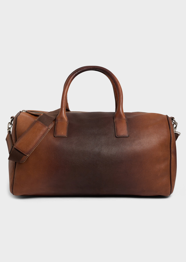 Sac 48h en cuir patiné cognac - Father and Sons 71505