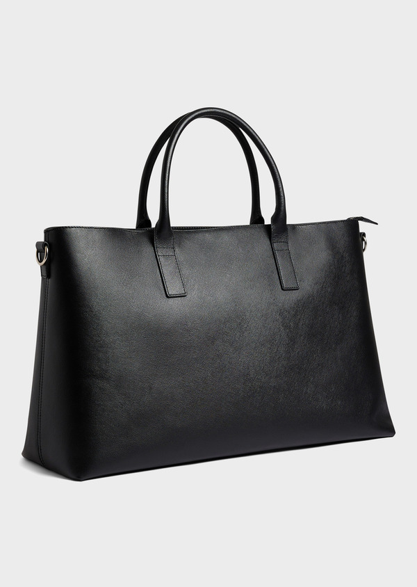 Sac 48h en cuir noir - Father and Sons 65259