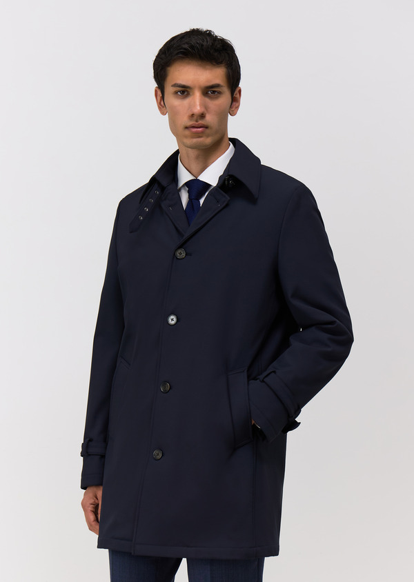 Trench droit bleu marine - Father and Sons 69345