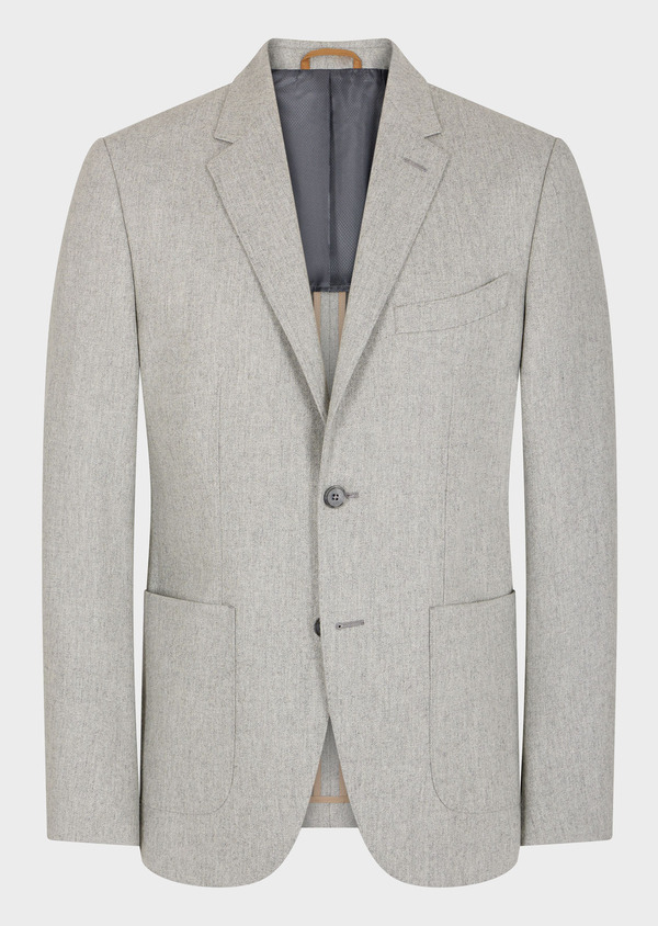 Veste Regular en laine mélangée gris clair - Father and Sons 70381